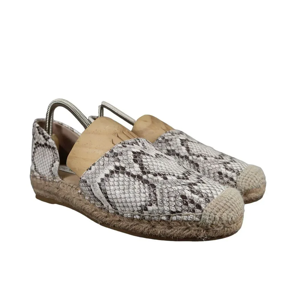 Steve Madden Shoes Womens 8.5 Espadrille Platform Flats D'Orsay Fashion Slip On